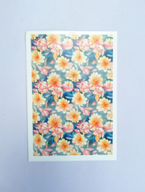 Water transfer print - Water flowers