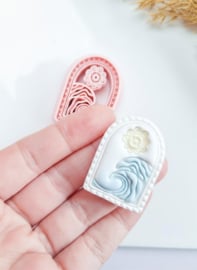 Clay cutter - Darya floral wave