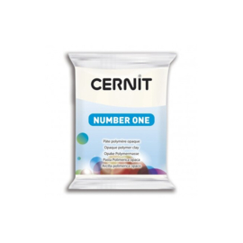 Cernit clay - Number One - Opaque white - 027