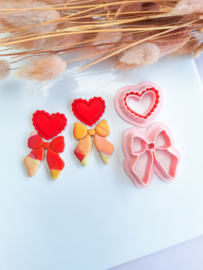 Clay cutter - Heart bow