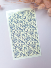 Water transfer print - Blue bird 1