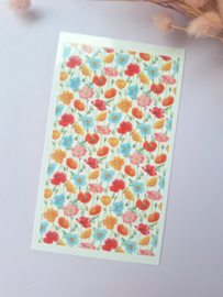 Water transfer print - Klaproosjes