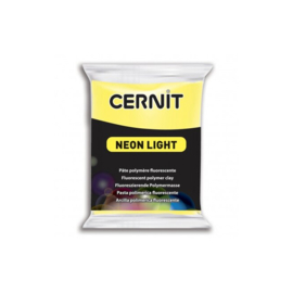 Cernit clay - Neon light - yellow - 700