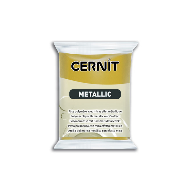 Cernit clay - Metallic - Rich gold 053