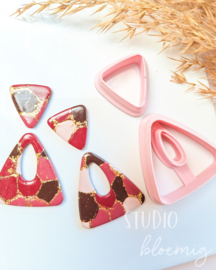 Clay cutter - Smooth triangle donut set