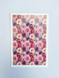 Water transfer print - Beloved flowers