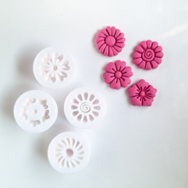 Clay cutter - Stud flower set 1