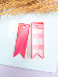 Clay cutter - Cadeaulabel lang - vlag