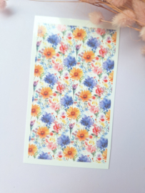 Water transfer print - Wild flower