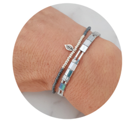 Armbandje Tila - Zilver - Susies sieraden.