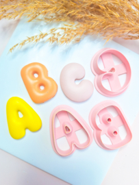 Clay cutter - Bubbel alfabet
