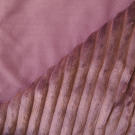 Plaid - Mauve rib gevoerd Gehlmann