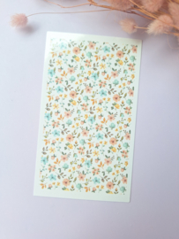 Water transfer print - Vintage floral