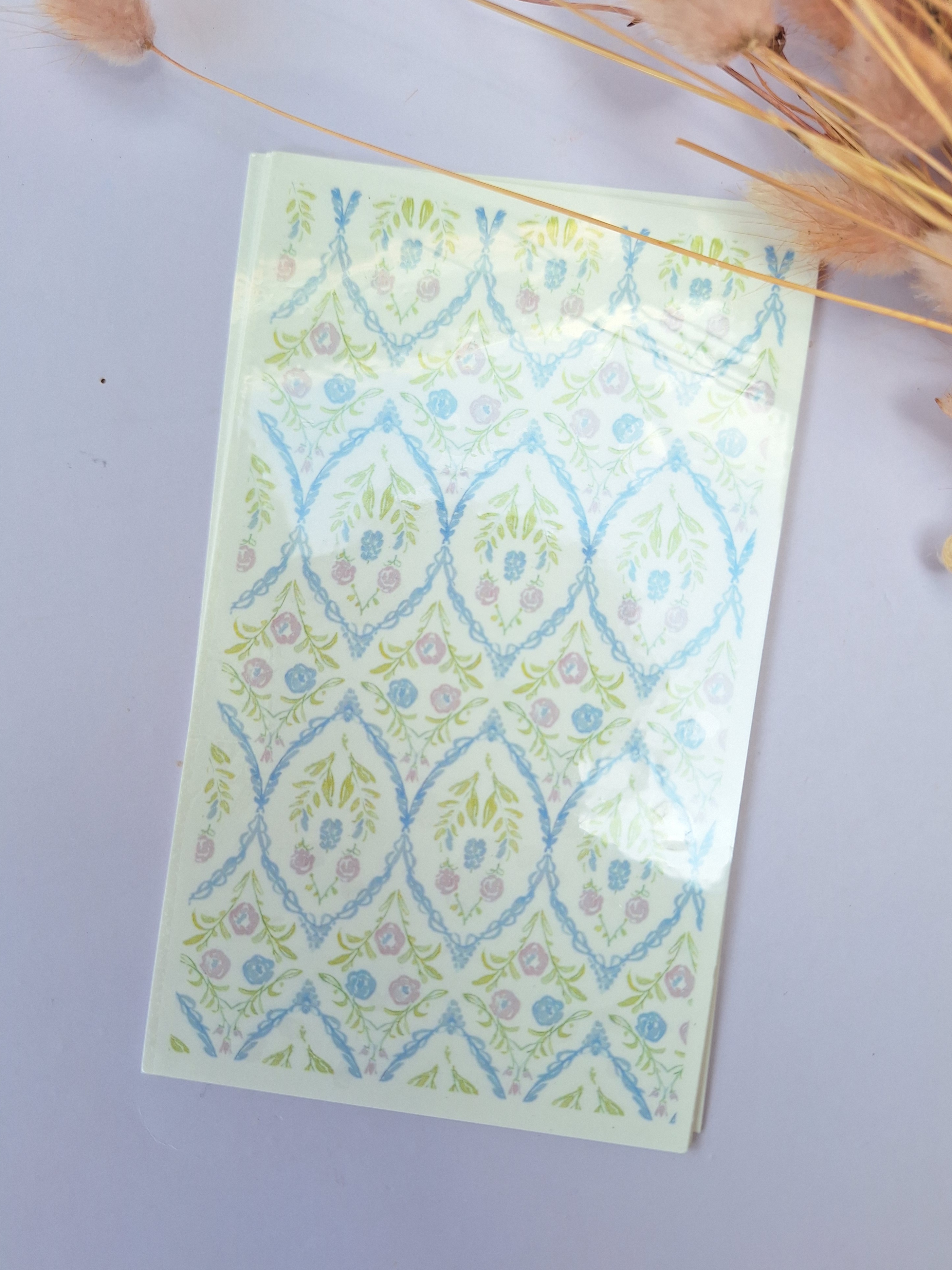 Water transfer print - English flora print