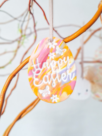 Clay cutter - Ornament pasen - Happy easter egg