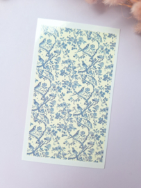 Water transfer print - Blue bird 2