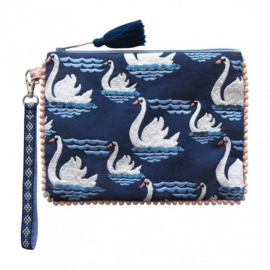 Toilettas - Garden swan pouch