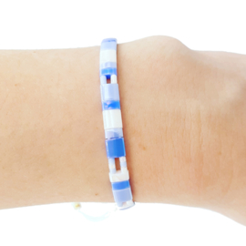 Armbandje Tila - Blauw - Susies sieraden