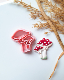 Clay cutter - Twin toadstools