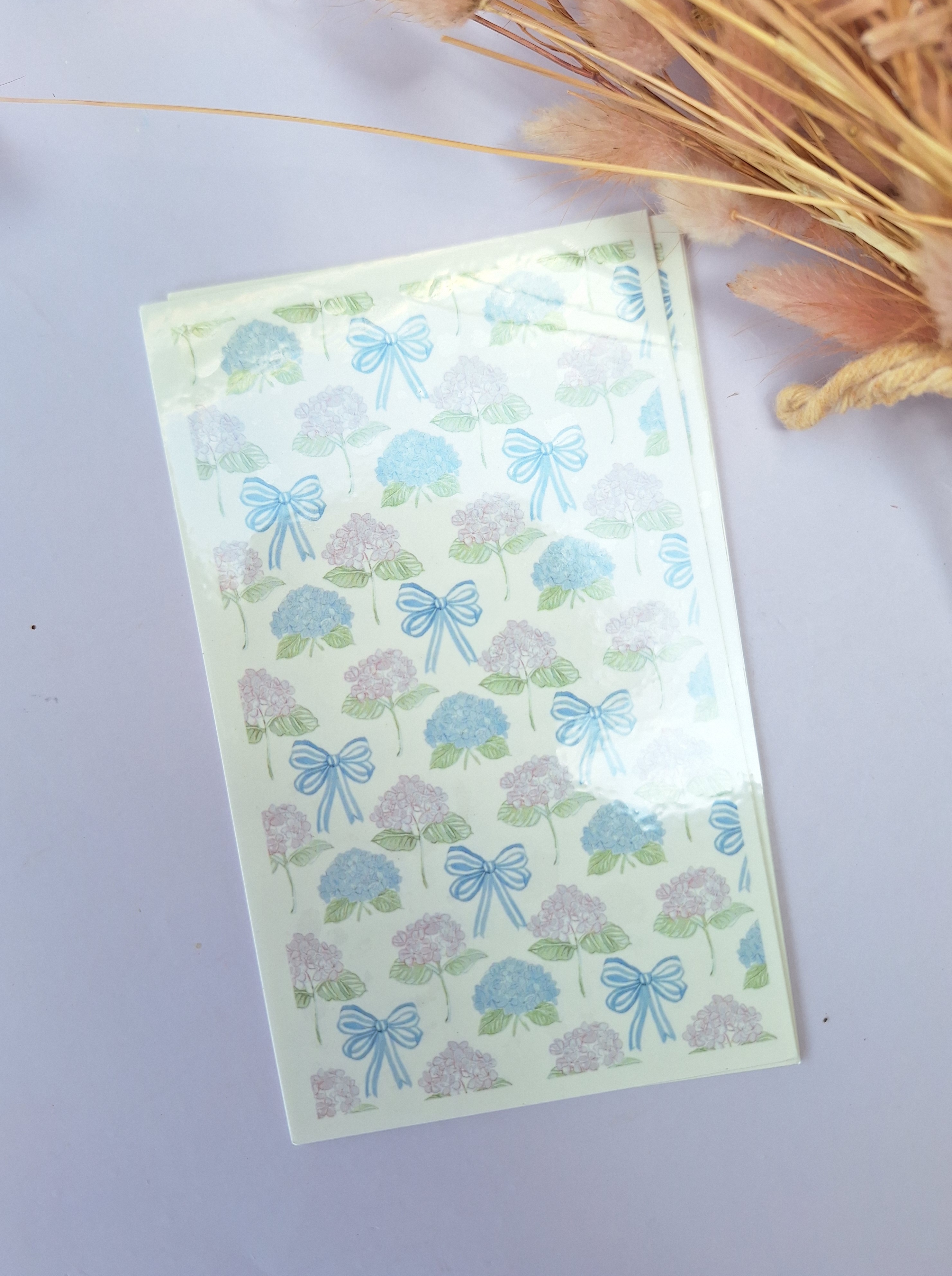 Water transfer print - Flower bow