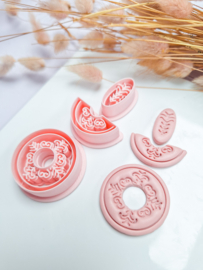 Clay cutter - Ornate circle set