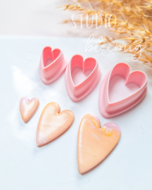 Clay cutter - Long heart