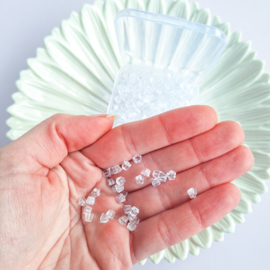 Siliconen oorbel stoppers - 4x3mm - voordeel