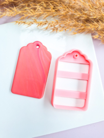 Clay cutter - Cadeaulabel breed - schulp