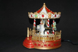 4 x Carousel met verlichting en muziek - B/O  KH4955