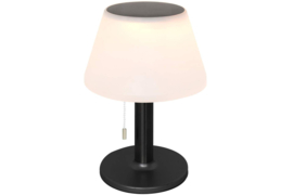 6 x Tafellamp op zonne-energie-Warm Licht-Dimmer-Zwarte voet  HB5110