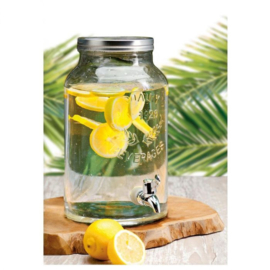 3 x Limonadekan - Drankdispenser 5,5 Liter - Glas  HC0050