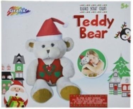 12 x Maak je eigen kerst Teddybeer 25cm - KL5000