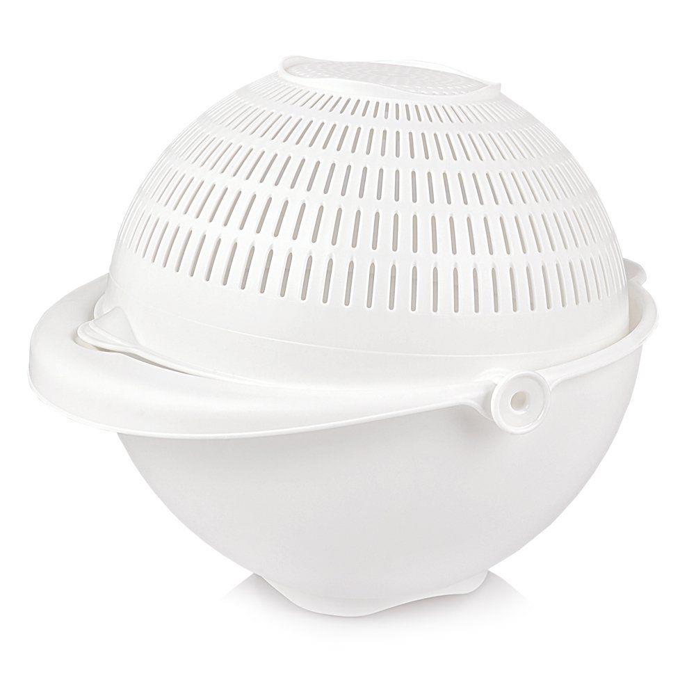 12 x Vergiet met draaibare kom - 25cm - Keukenvergiet - Slakom  DD1080