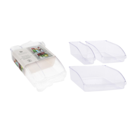 10 x Koelkast Opbergbakjes - Set van 3 stuks  EE1080