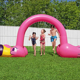 3 x Bestway - Watersproeier - Tuindouche - Opblaasbare Flamingo - 193 x 340cm  HK1110