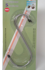 12 x Metalen S ophanghaken - set van 2 stuks - 20cm CC7070