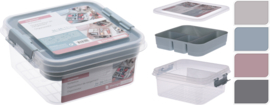 12 x Organizer - Organiser - Sorteerbox - Opbergbox - 26x24x11cm - Diverse kleuren  DD1200