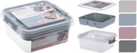 12 x Organizer - Organiser - Sorteerbox - Opbergbox - 26x24x11cm - Diverse kleuren DD1200