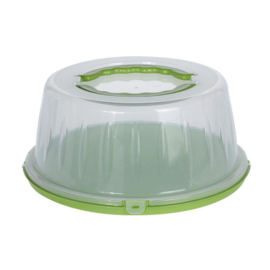 15 x Taartplateau rond - D33cm - 25cm - H15cm - 3ass kleur DD1160