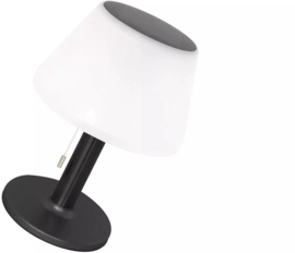 6 x Tafellamp op zonne-energie-Warm Licht-Dimmer-Zwarte voet  HB5110