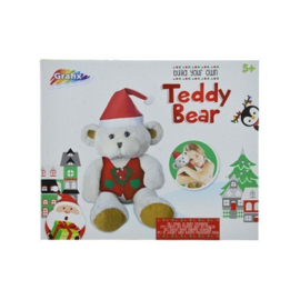 12 x Maak je eigen kerst Teddybeer 25cm - KL5000