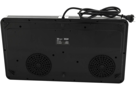 2 x Deski dubbele inductiekookplaat met Touch display - 2 x 22 cm kookplaat  HN3100