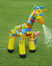 4 x Bestway - Watersproeier - Tuindouche - Opblaasbare Giraffe - H=198cm  HK1100