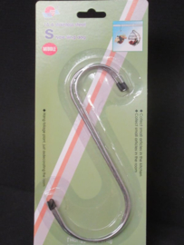 12 x Metalen S ophanghaken - set van 2 stuks - 20cm  CC7070