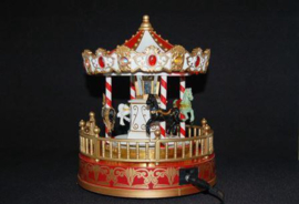 4 x Carousel met verlichting en muziek - B/O  KH4955