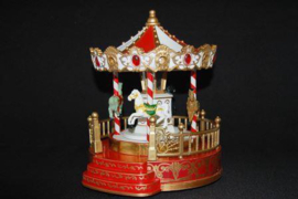 4 x Carousel met verlichting en muziek - B/O  KH4955