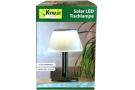 6 x Tafellamp op zonne-energie-Warm Licht-Dimmer-Zwarte voet  HB5110