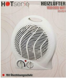 6 x Ventilatorkachel - Hetelucht ventilator HC3000