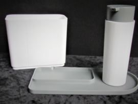 6 x Gootsteenorganizer - Aanrechtorganiser - met zeepdispenser - Vivess   DD1210