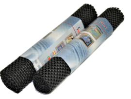 12 x Antislip mat op rol zwart 30 x 90 cm BB2150